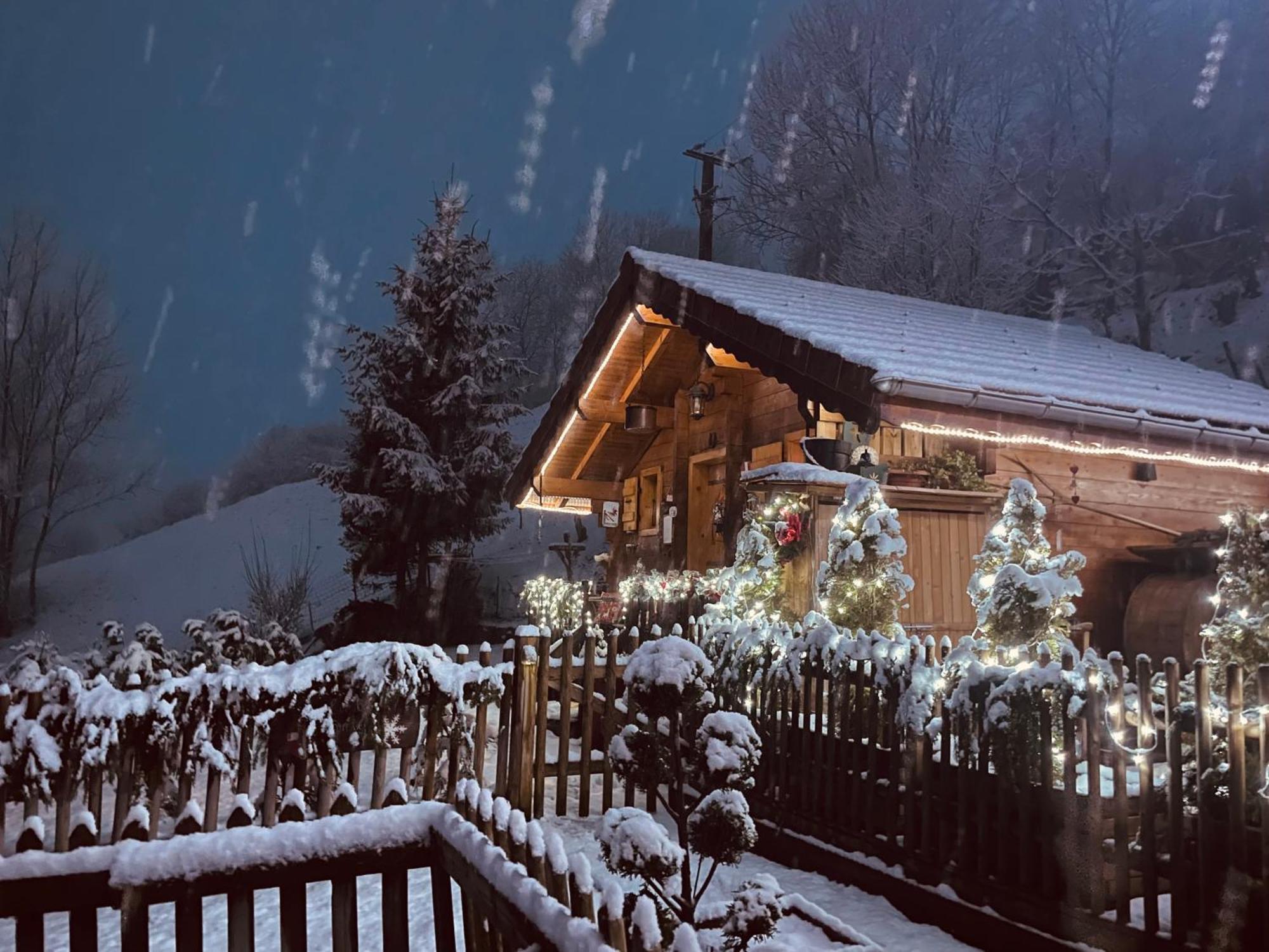 Le Blanc Nordique Villa Le Bouchet-Mont Charvin Exteriör bild